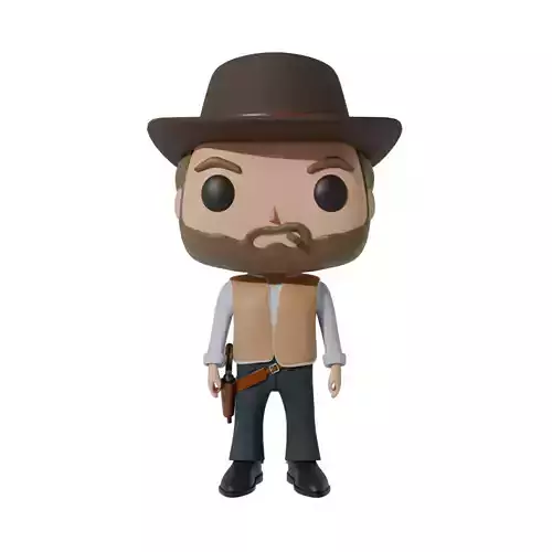 The Blondie Funko of The Good the Bad and the Ugly 3D print model