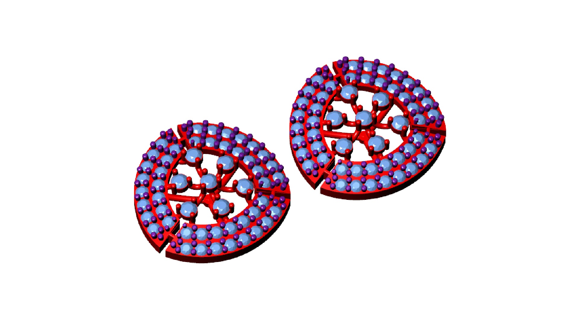 INTRICATE ROUND DESIGNER EARRING 3D print model_6