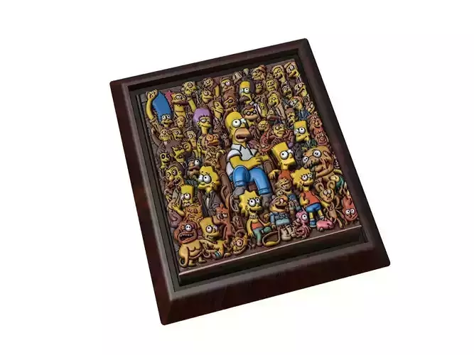 The Simpsons 3D print model