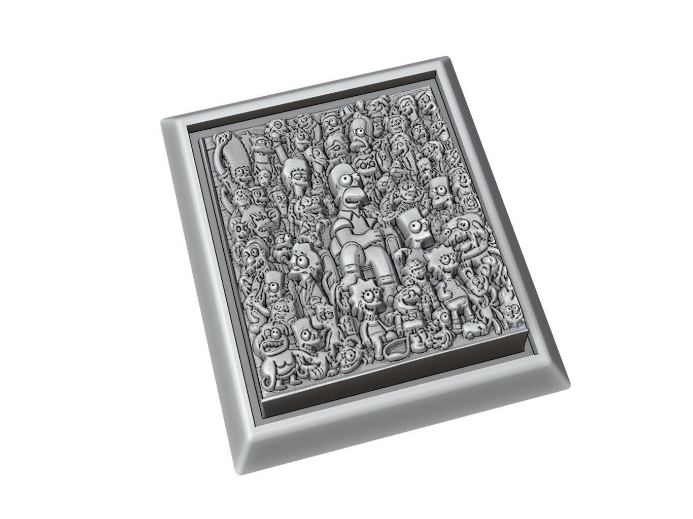 The Simpsons 3D print model_2