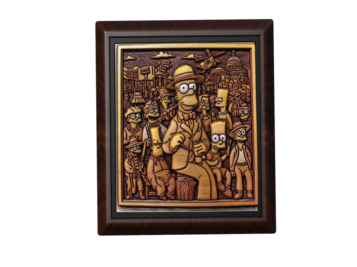 The Simpsons 3D print model_1