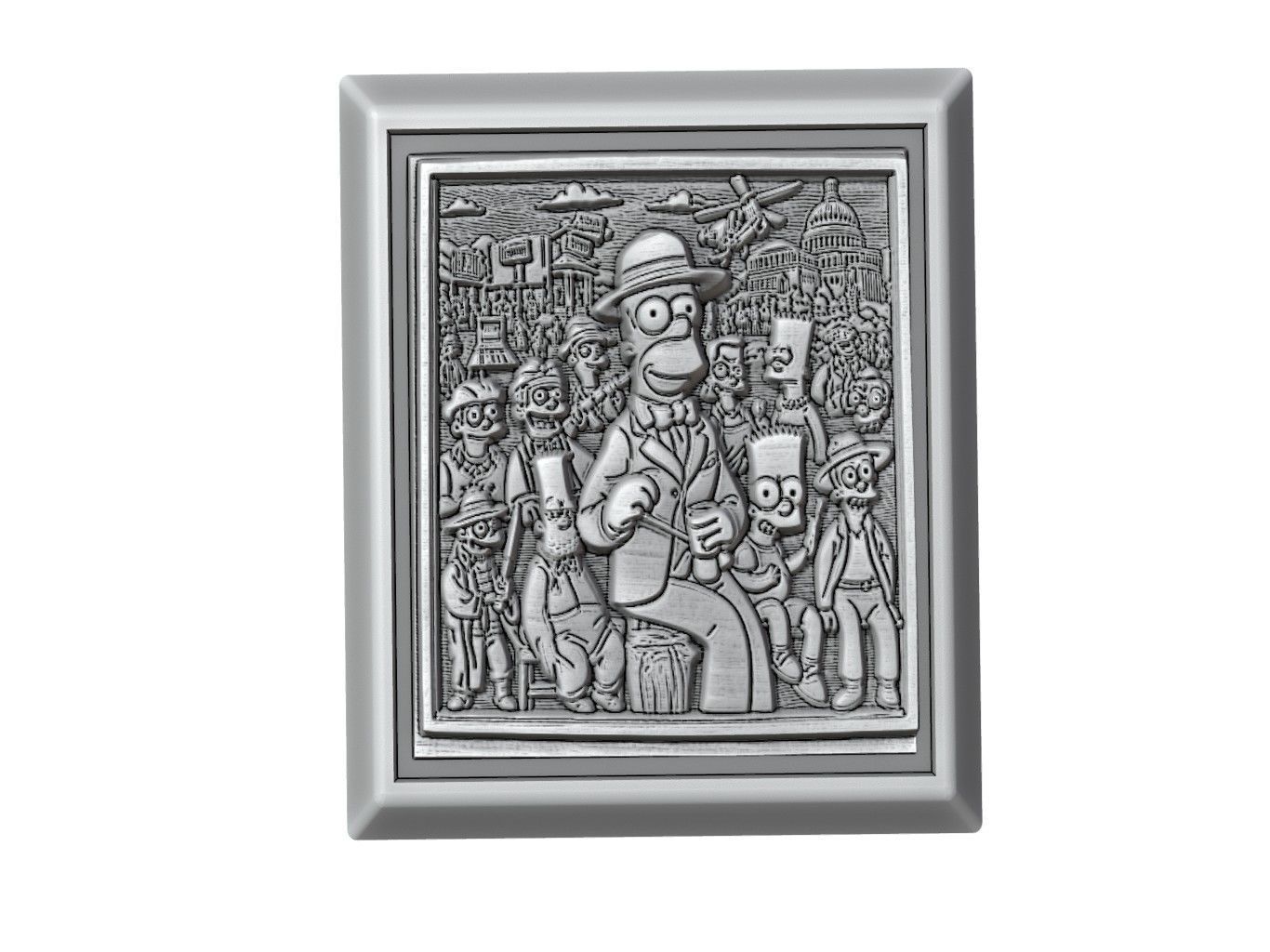 The Simpsons 3D print model_3