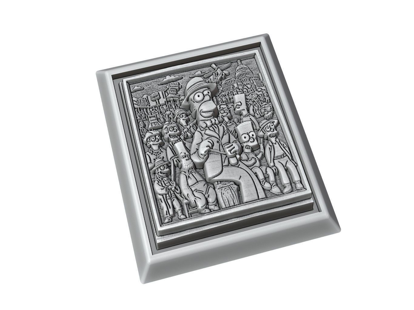 The Simpsons 3D print model_2