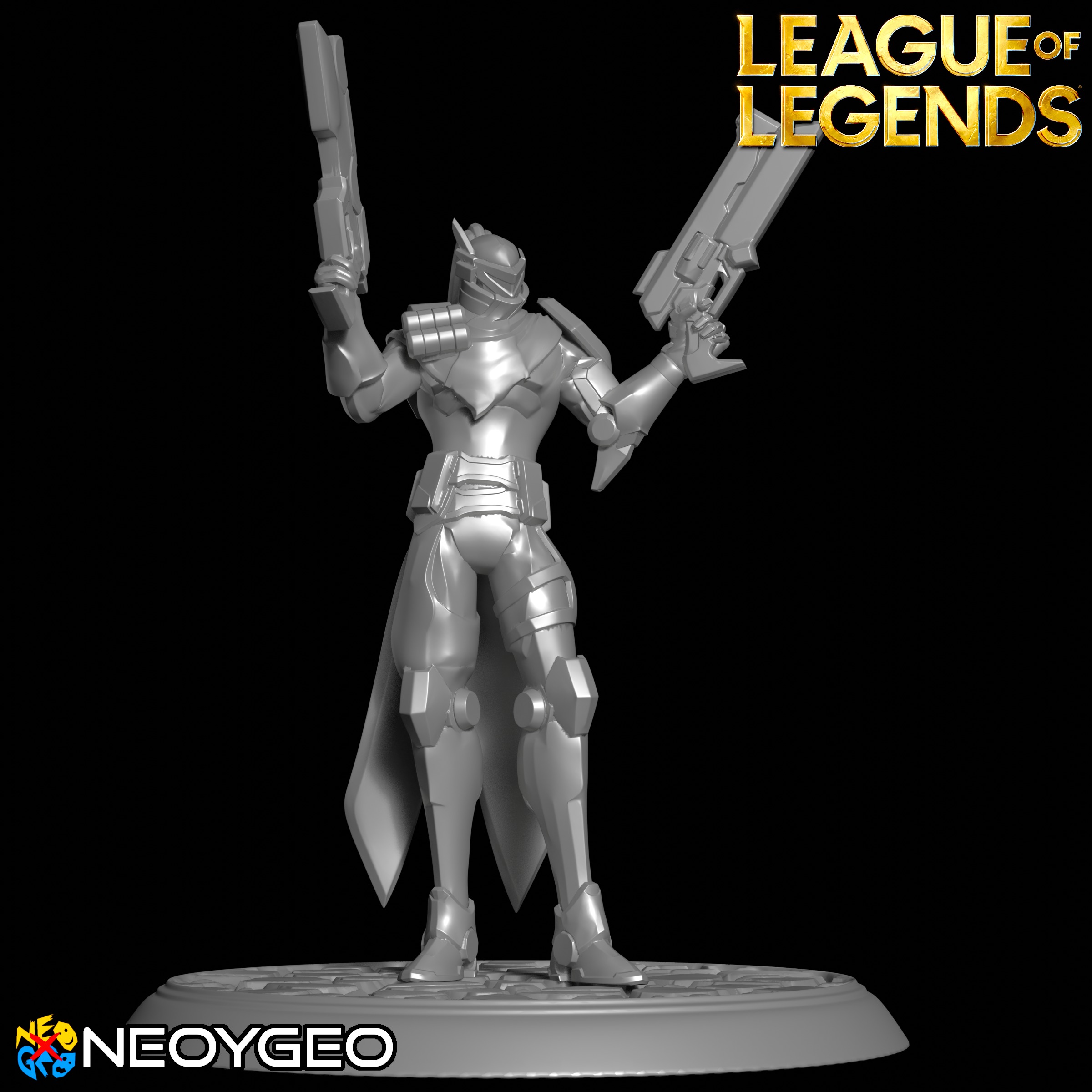 LUCIAN PROJECT - LEAGUE OF LEGENDS 3D print model_2