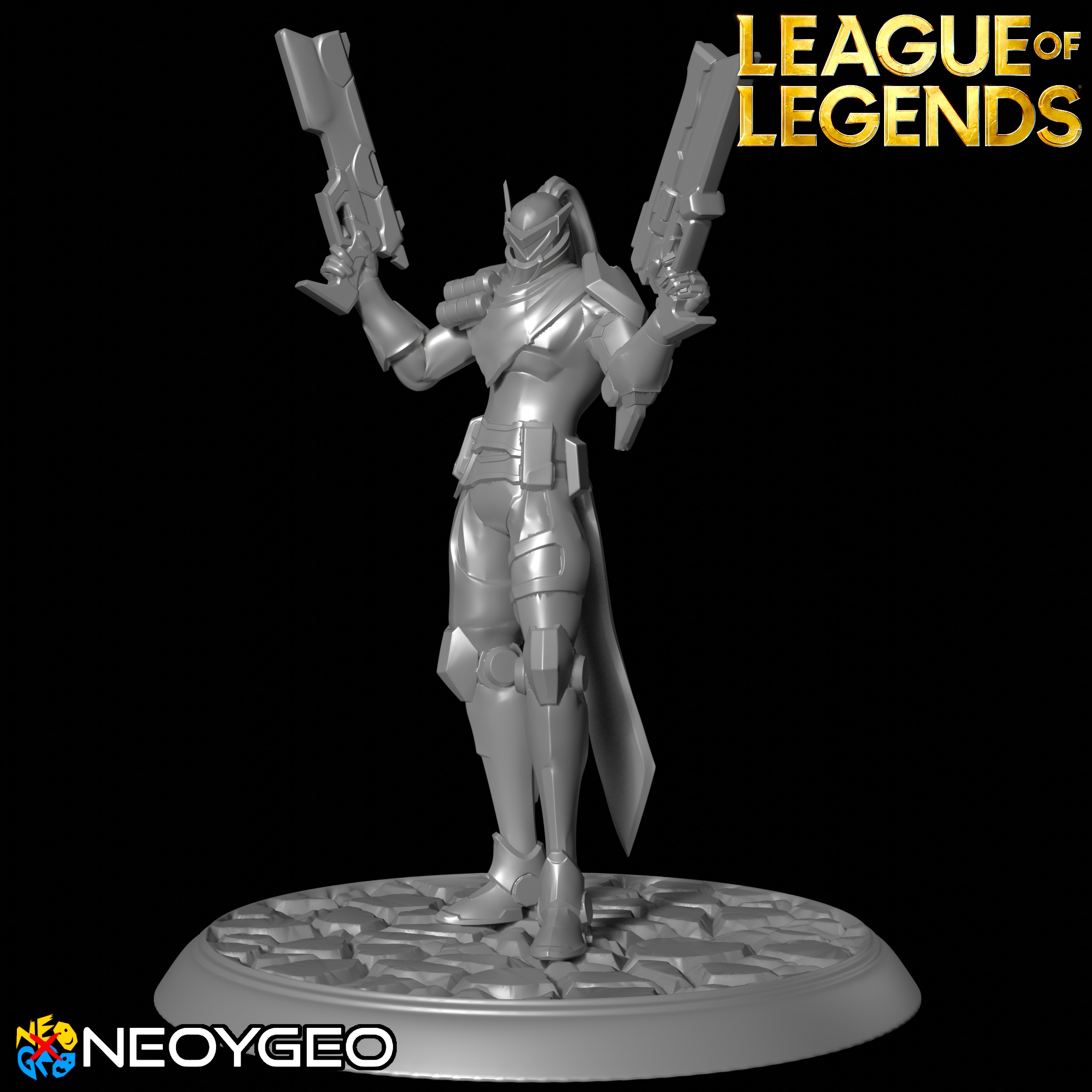 LUCIAN PROJECT - LEAGUE OF LEGENDS 3D print model_1
