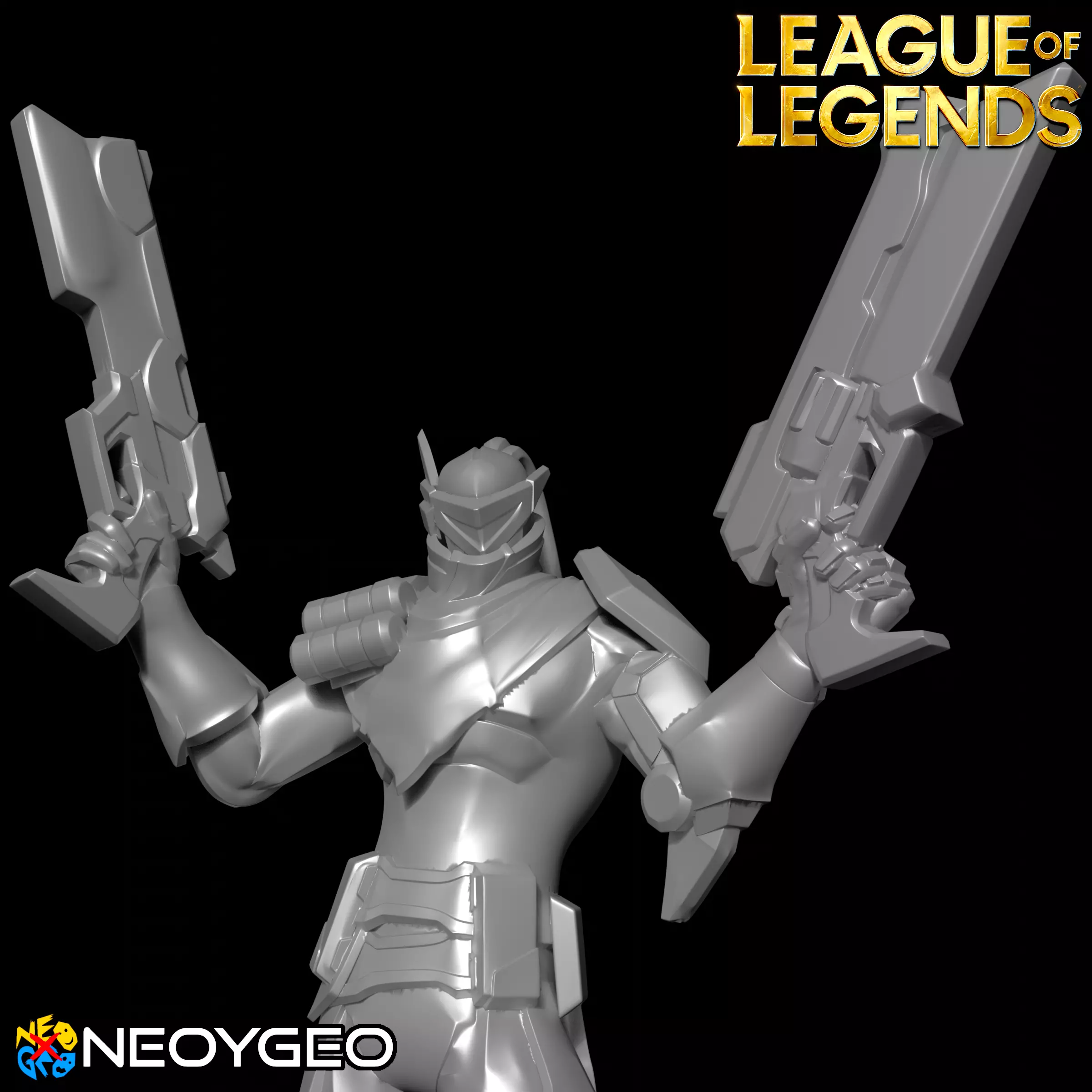 LUCIAN PROJECT - LEAGUE OF LEGENDS 3D print model_0