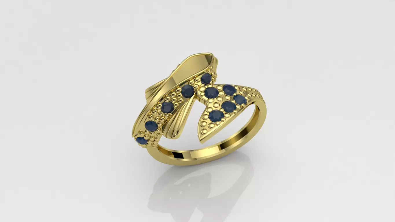 Fish Ring Free 3D print model