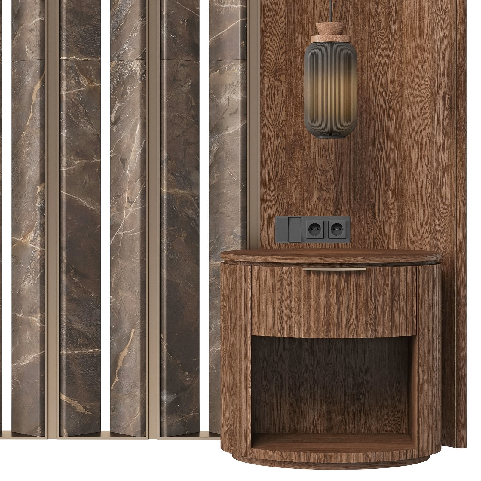 Headboard RJ Easy Design 14 3D model_3