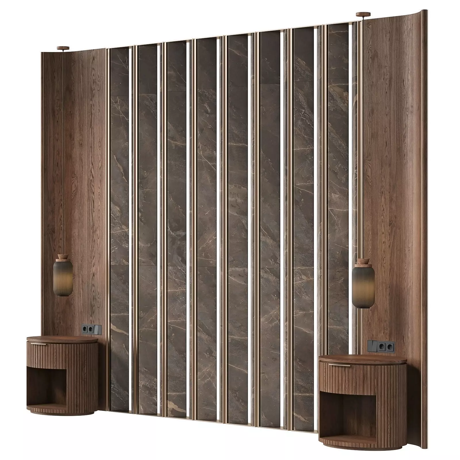 Headboard RJ Easy Design 14 3D model_0