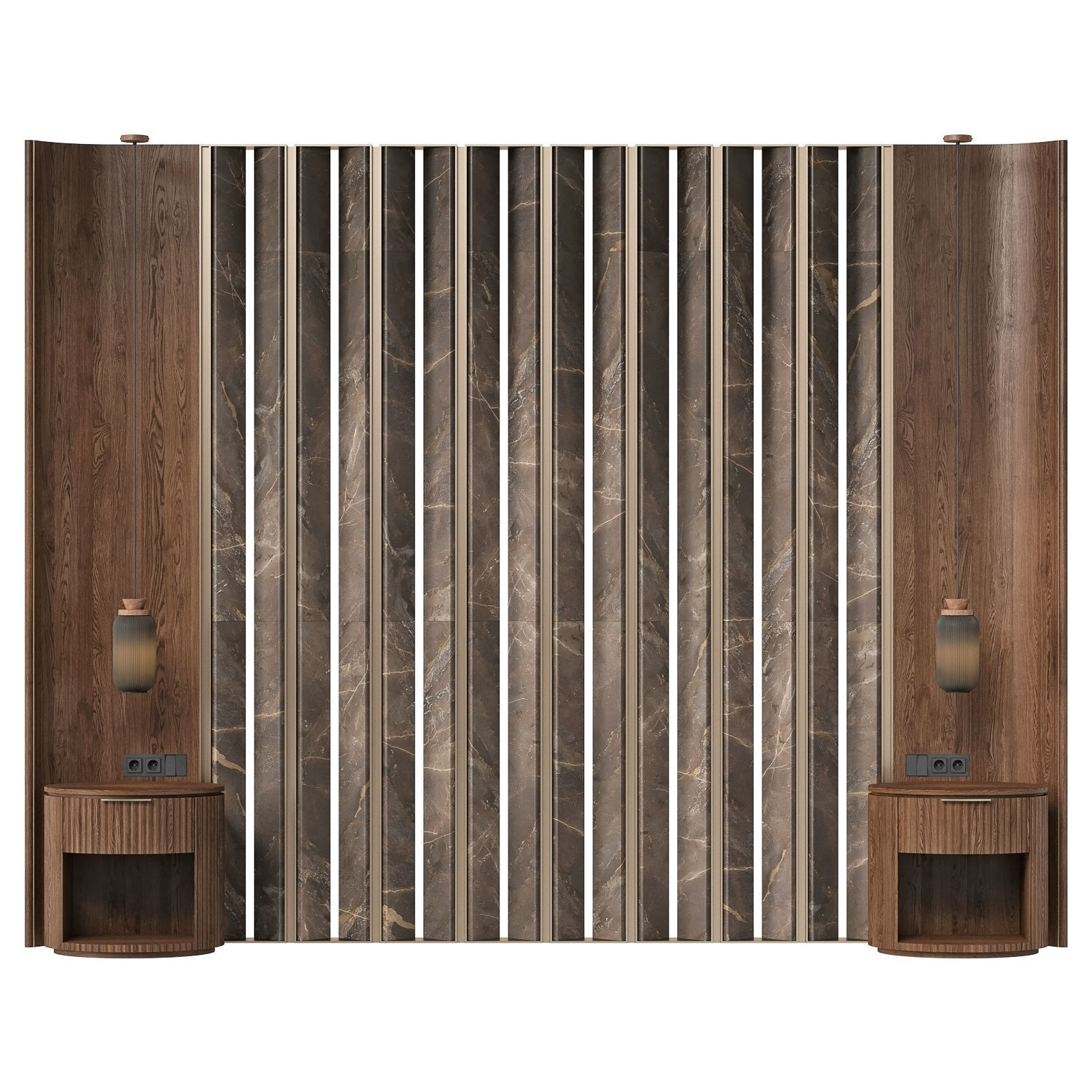 Headboard RJ Easy Design 14 3D model_1