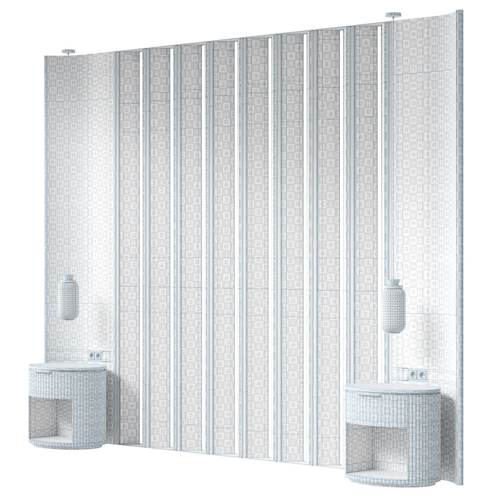 Headboard RJ Easy Design 14 3D model_5