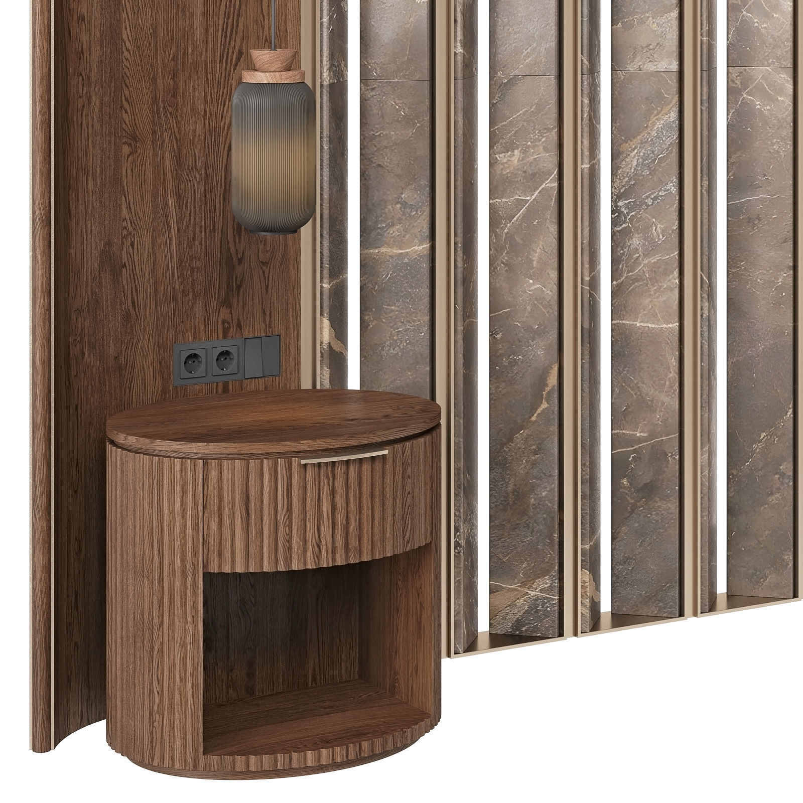 Headboard RJ Easy Design 14 3D model_2