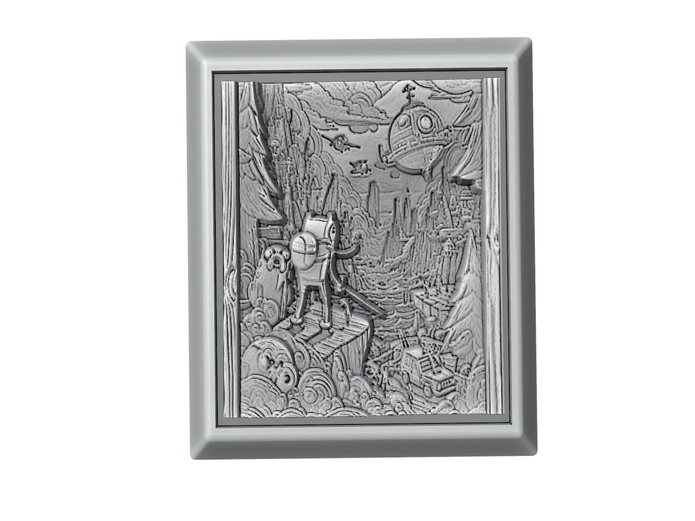 Adventure Time 3D print model_3