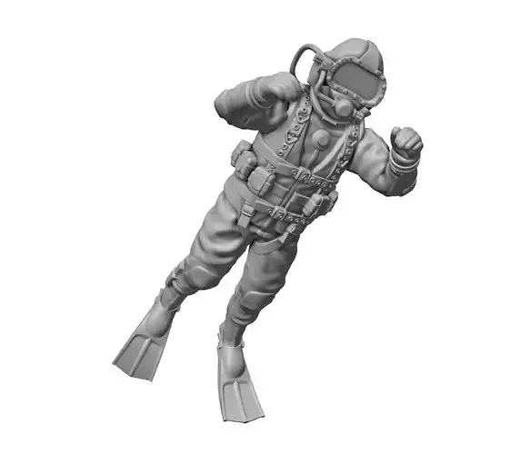 Industrial Diver Pos 01 3D print model