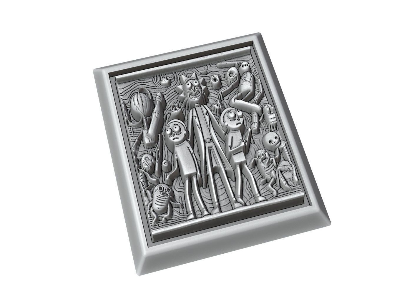 Rick and Morty 3D print model_2