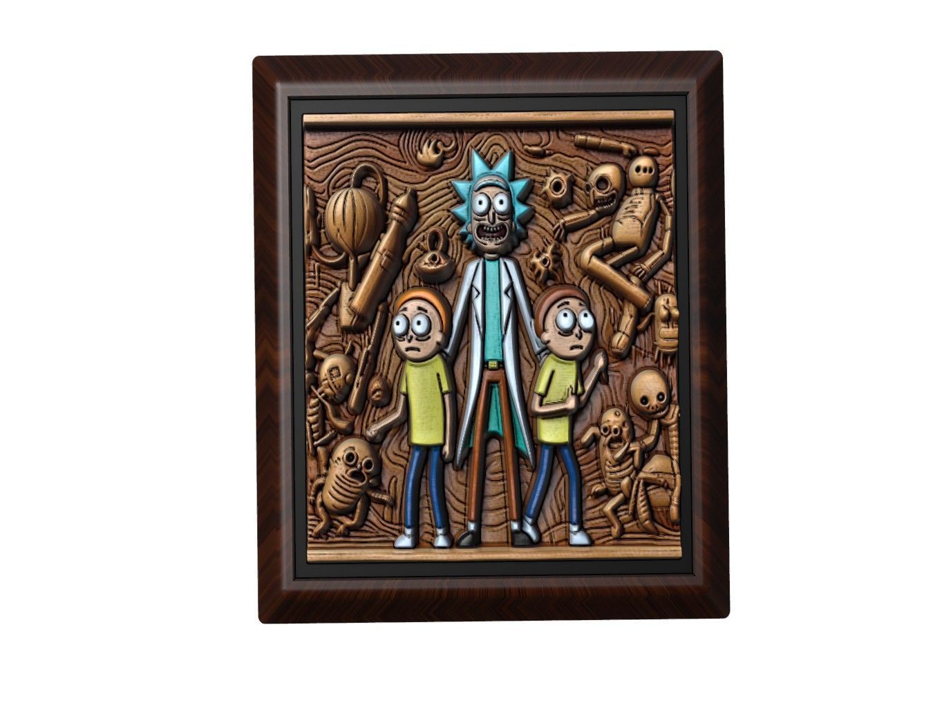 Rick and Morty 3D print model_1