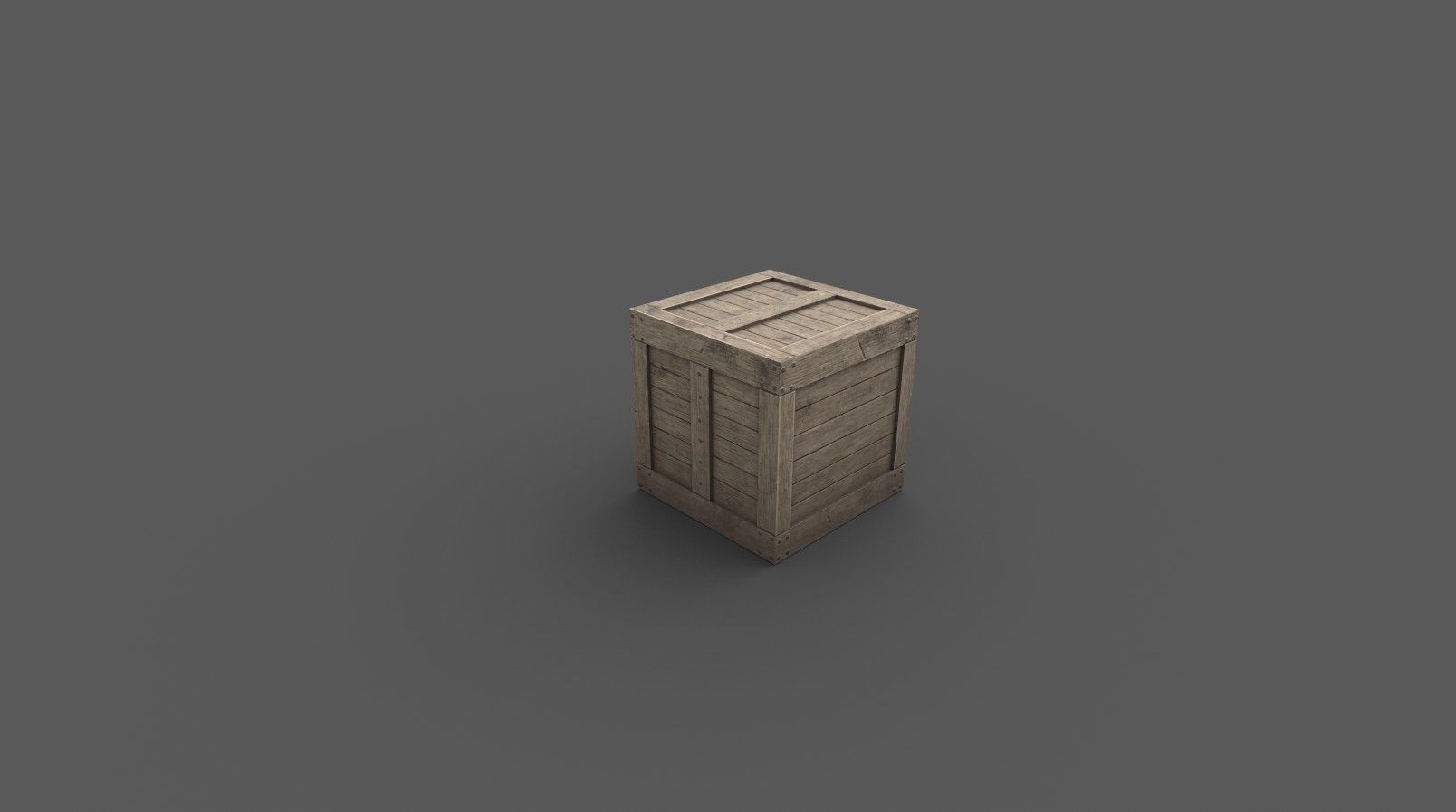 Pack of 11 low poly medieval wooden crates Low-poly 3D model_11