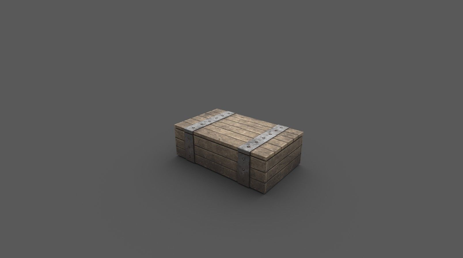Pack of 11 low poly medieval wooden crates Low-poly 3D model_5