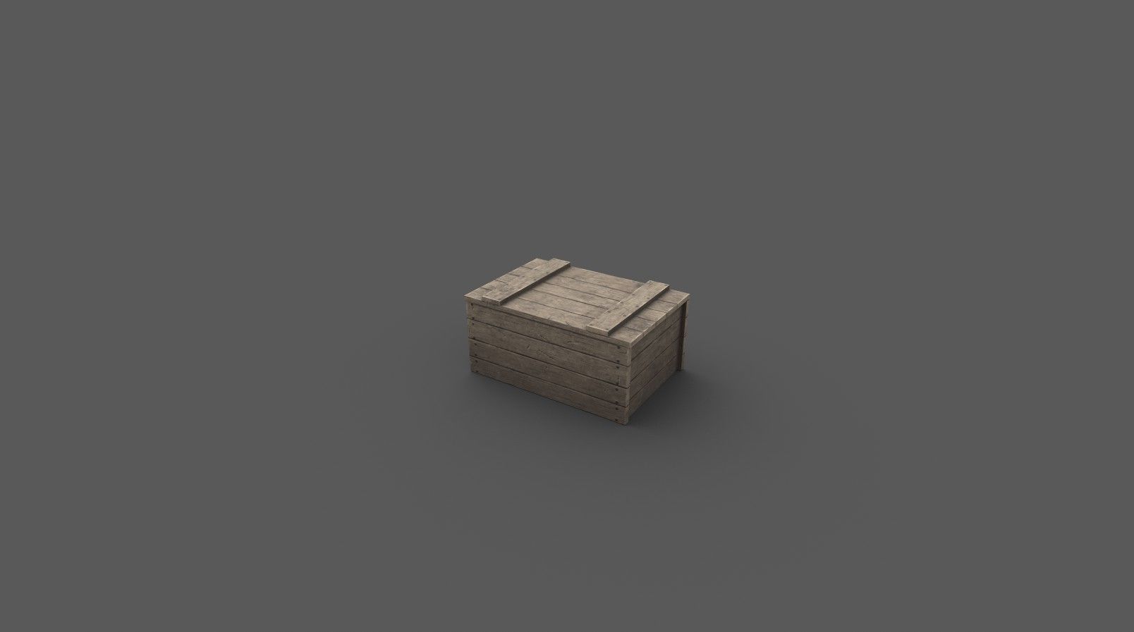 Pack of 11 low poly medieval wooden crates Low-poly 3D model_7