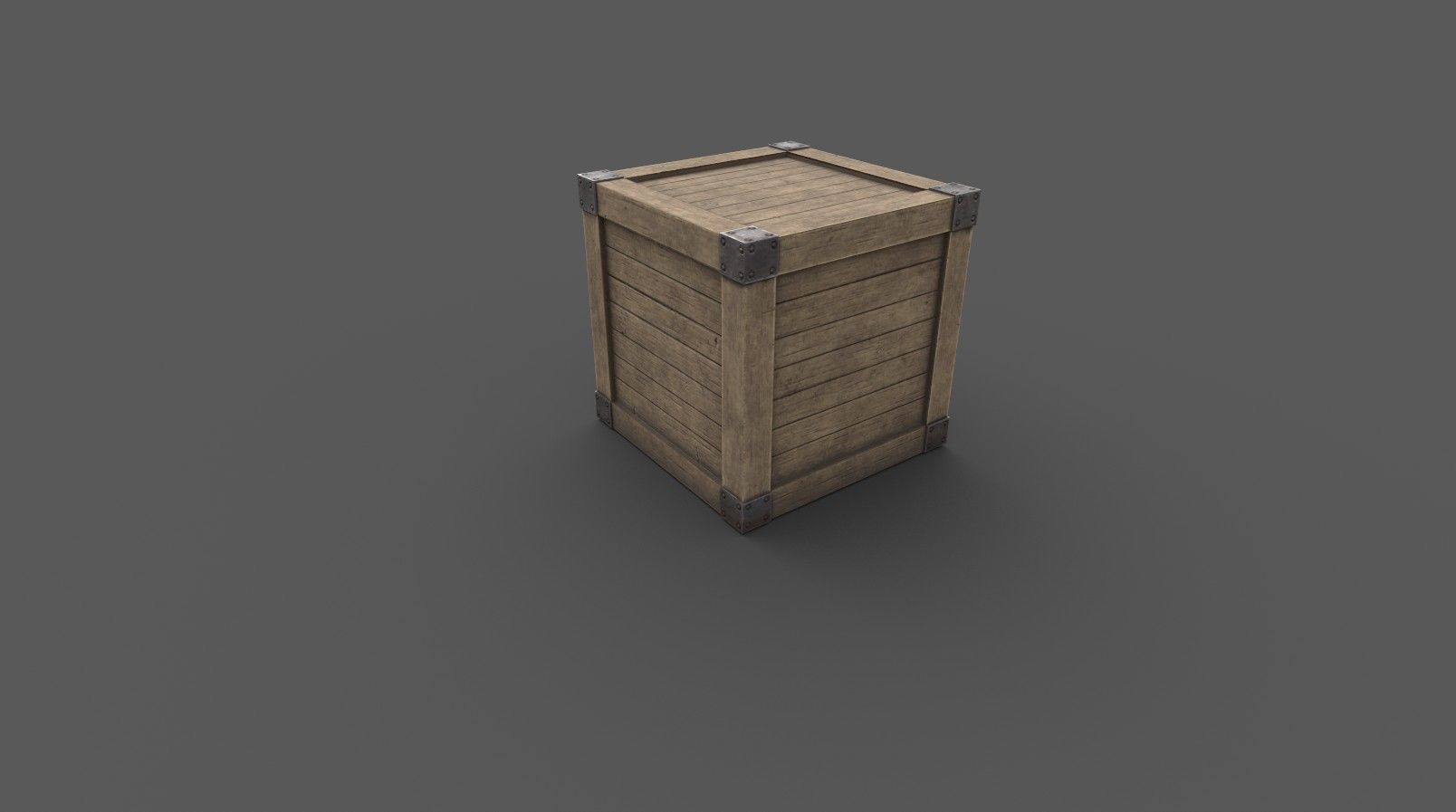 Pack of 11 low poly medieval wooden crates Low-poly 3D model_14