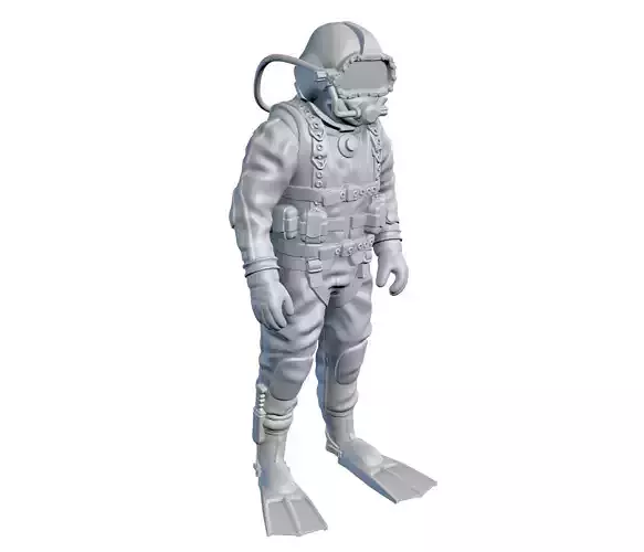 Industrial Diver Pos 02 3D print model