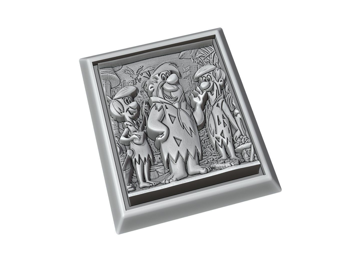 The Flintstones 3D print model_2