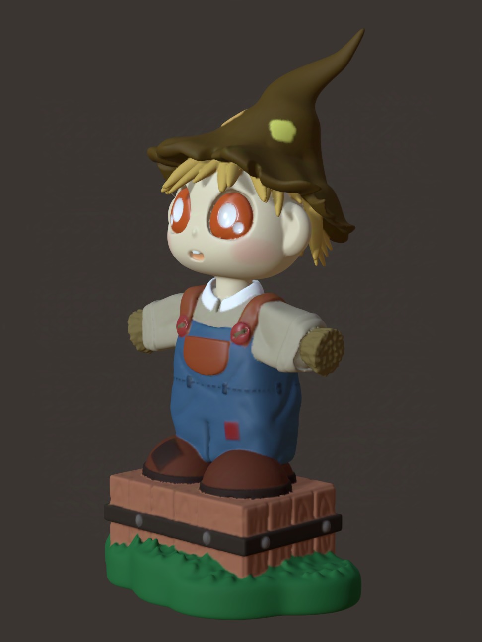 Toby the Scarecrow 3D print model_1