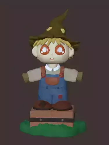 Toby the Scarecrow 3D print model