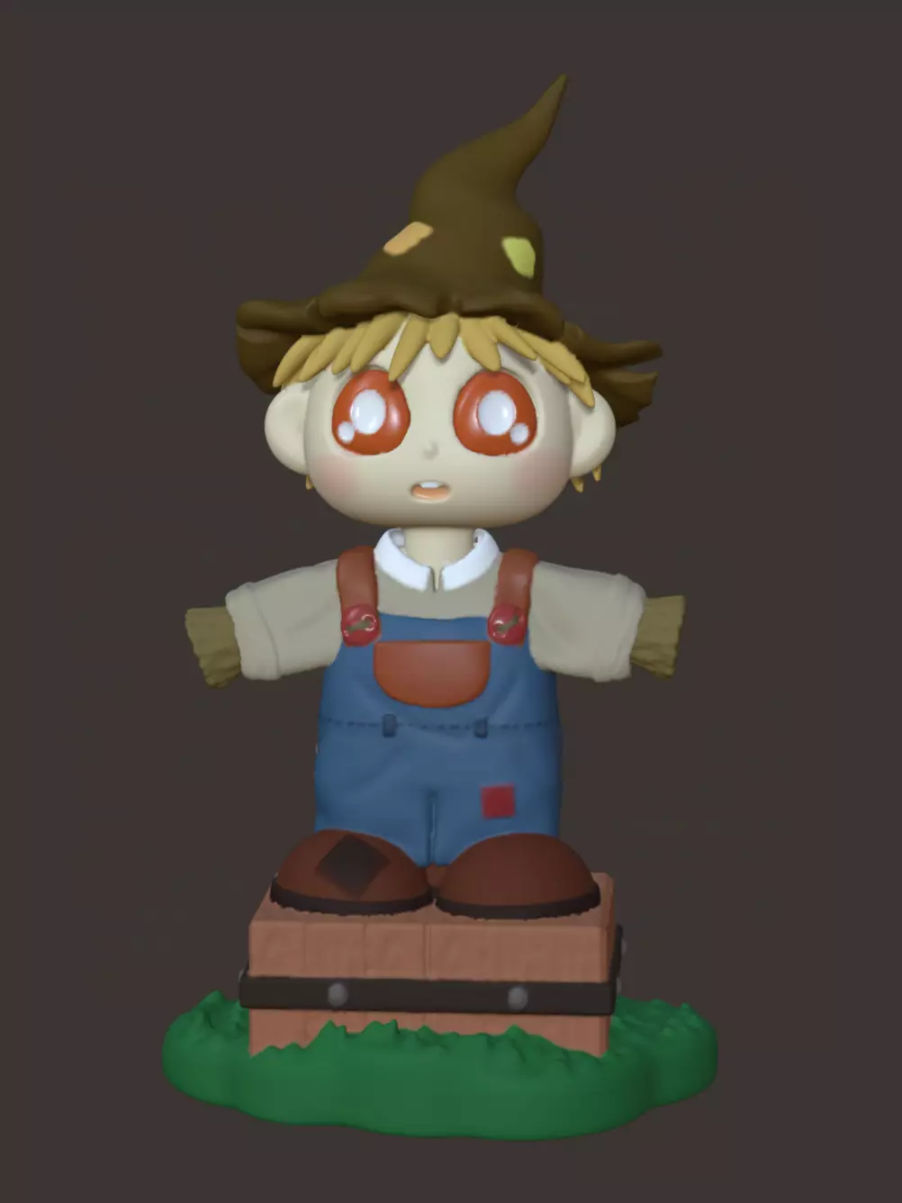 Toby the Scarecrow 3D print model_0