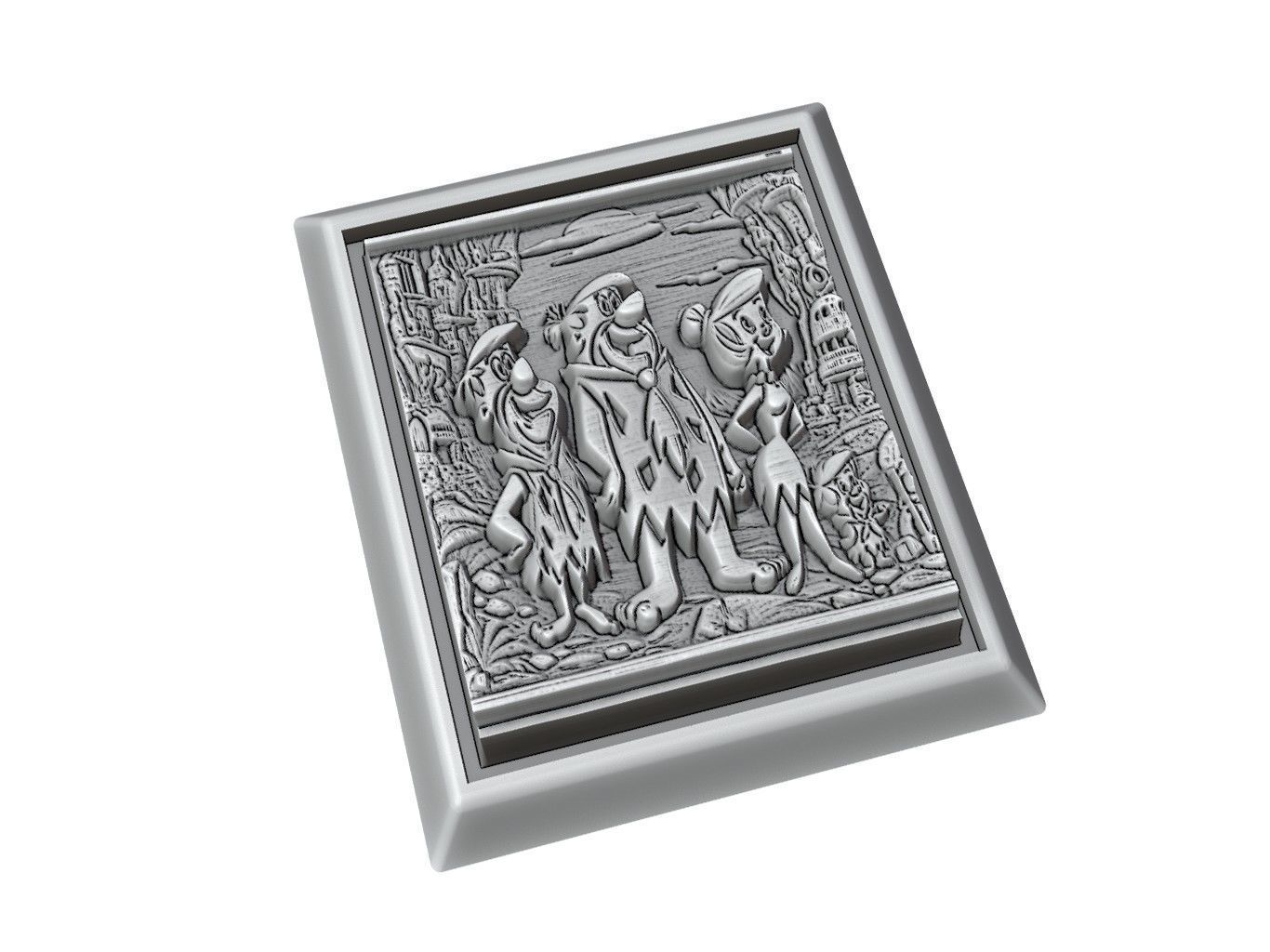 The Flintstones 3D print model_2