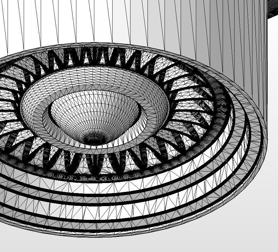 Custom wheels American Racing VF555 Conti 15inch for scale model 3D print model_17