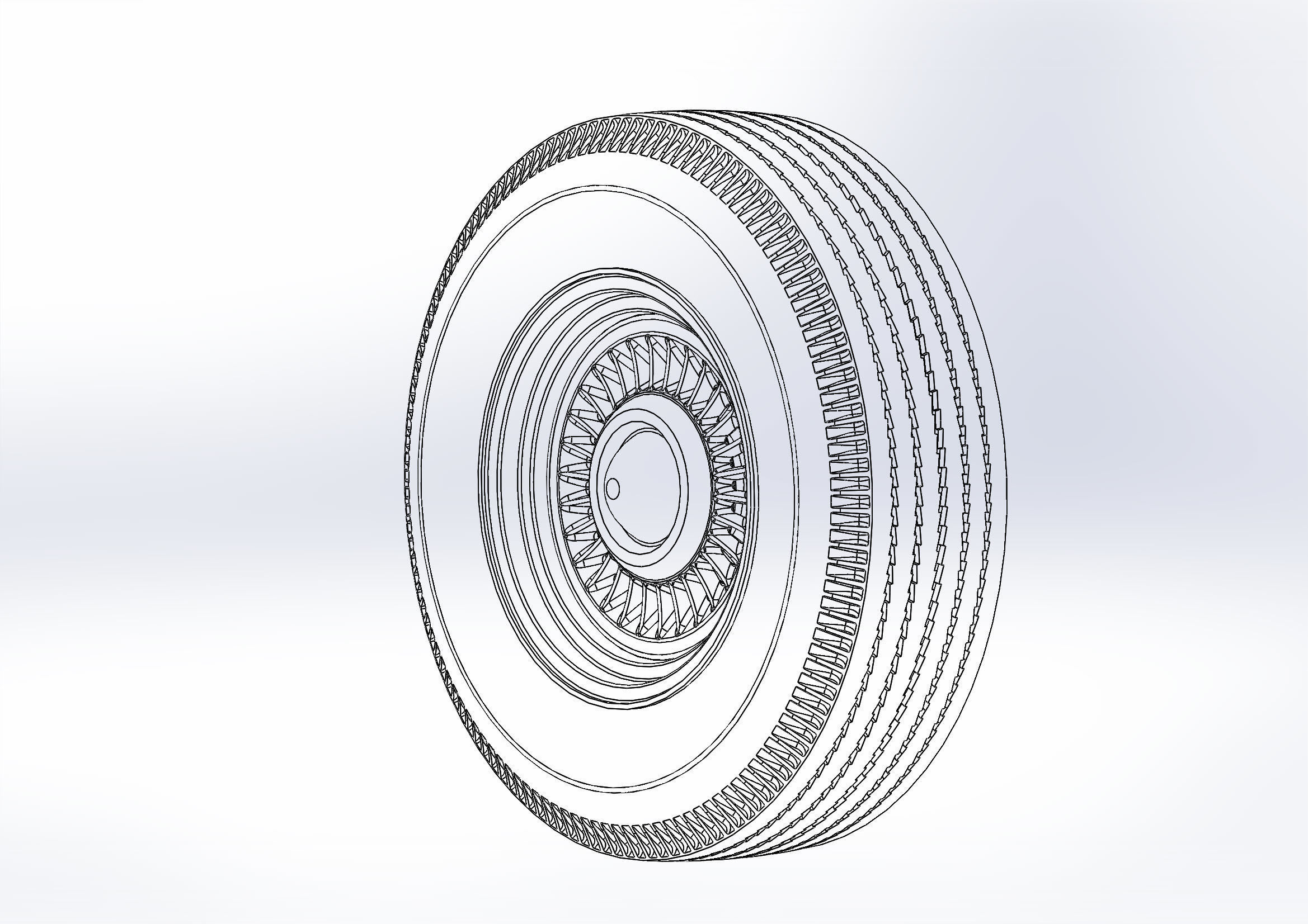 Custom wheels American Racing VF555 Conti 15inch for scale model 3D print model_3