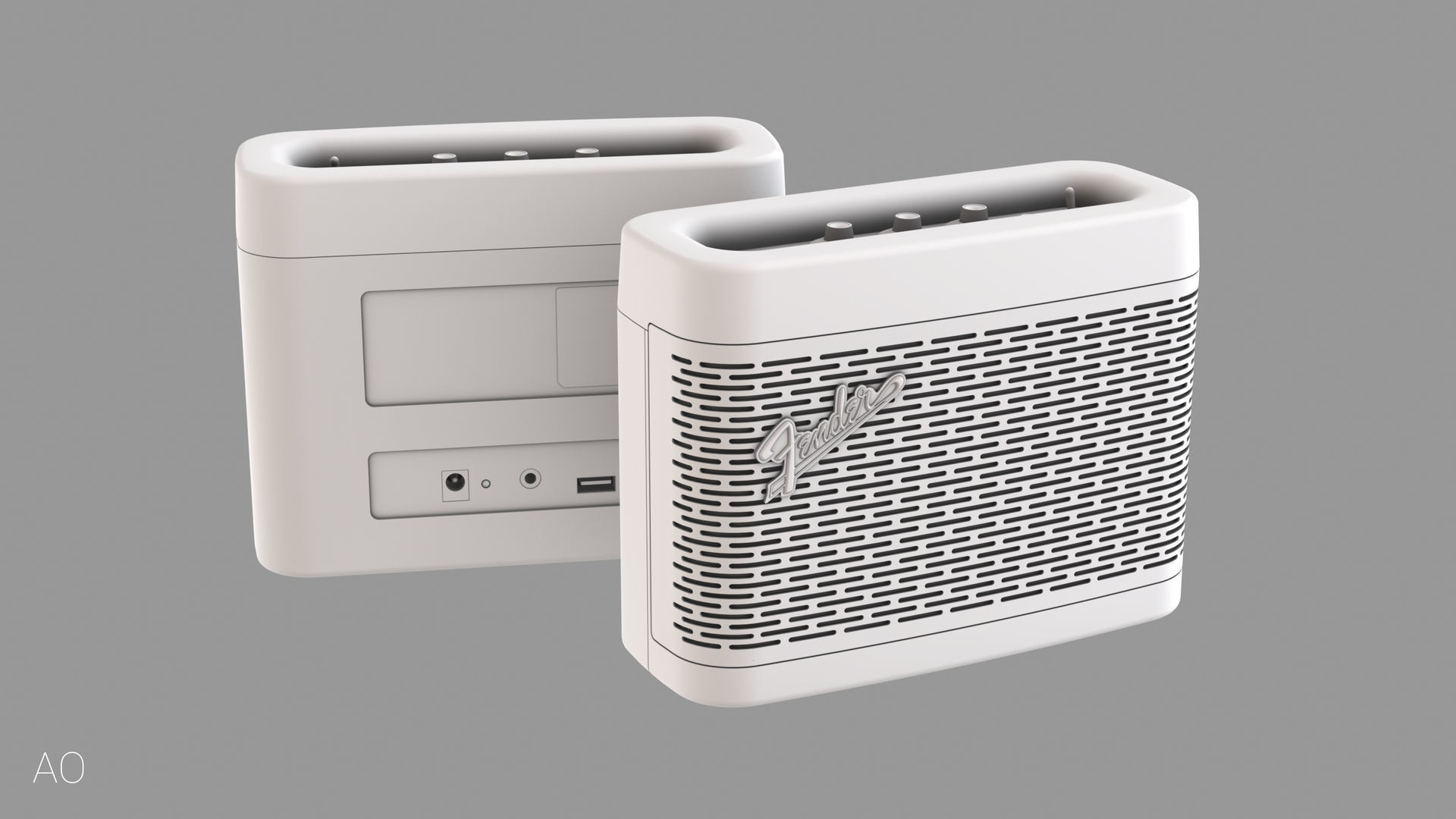 Fender Newport 2 Bluetooth Speaker 3D model_6