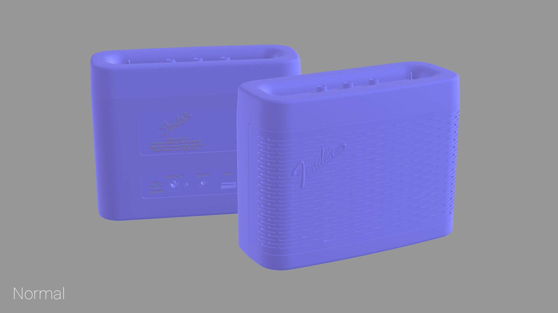 Fender Newport 2 Bluetooth Speaker 3D model_9