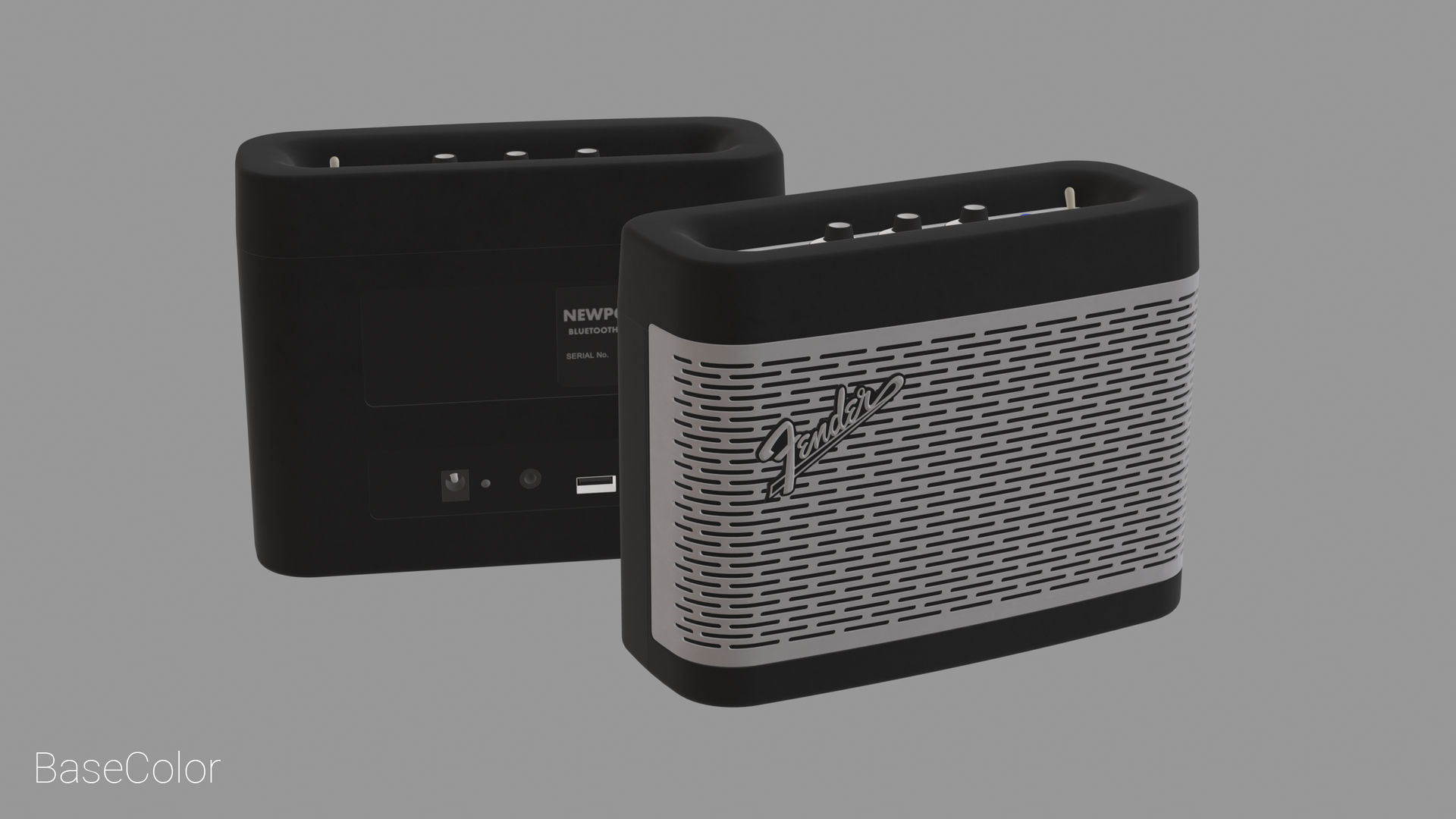 Fender Newport 2 Bluetooth Speaker 3D model_7