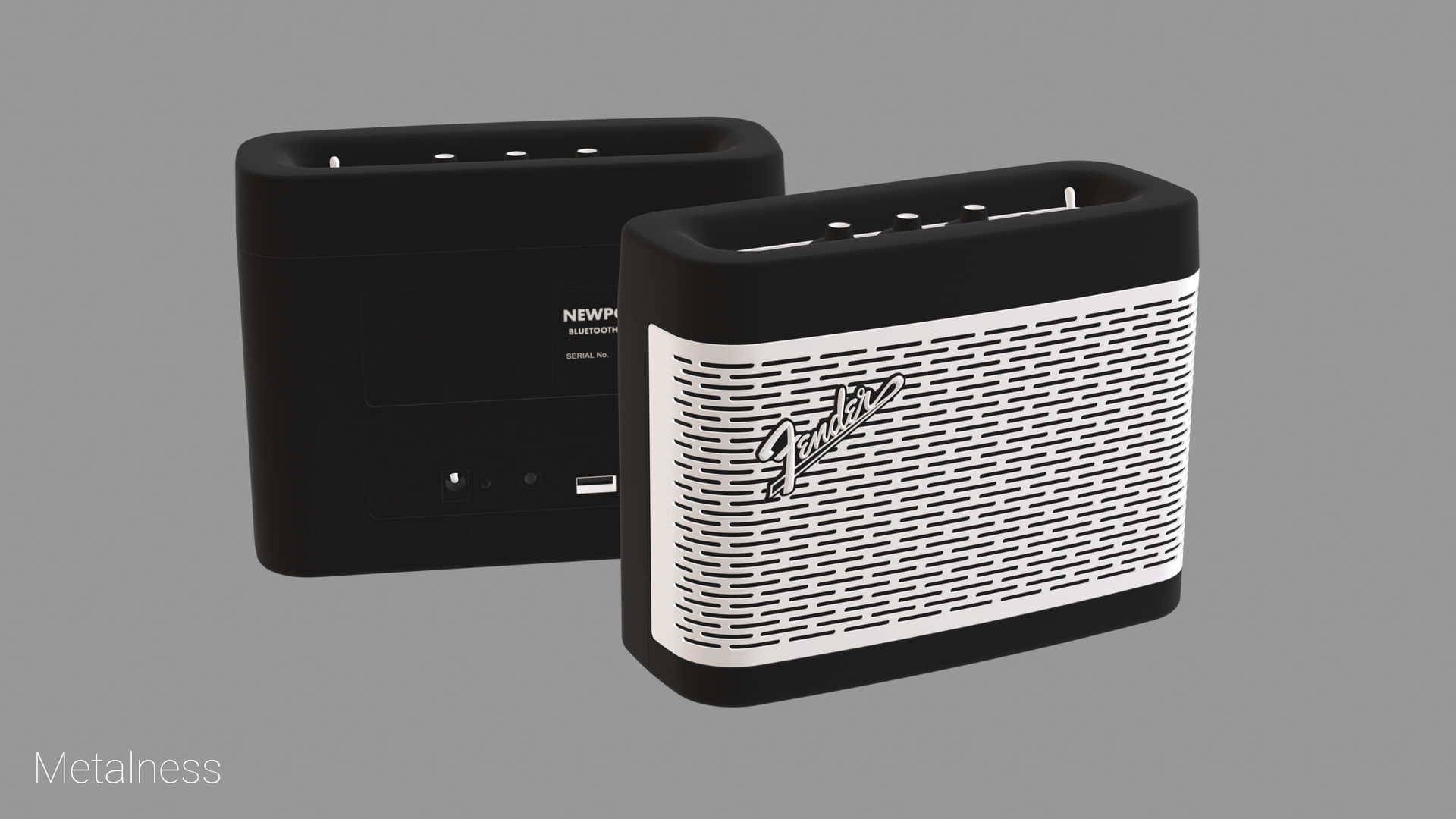 Fender Newport 2 Bluetooth Speaker 3D model_8