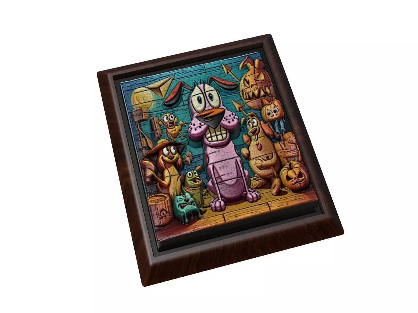 Courage the Cowardly Dog 3D print model