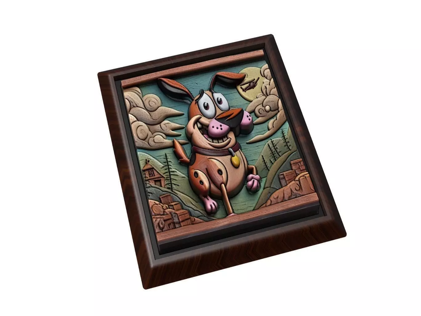 Courage the Cowardly Dog 3D print model