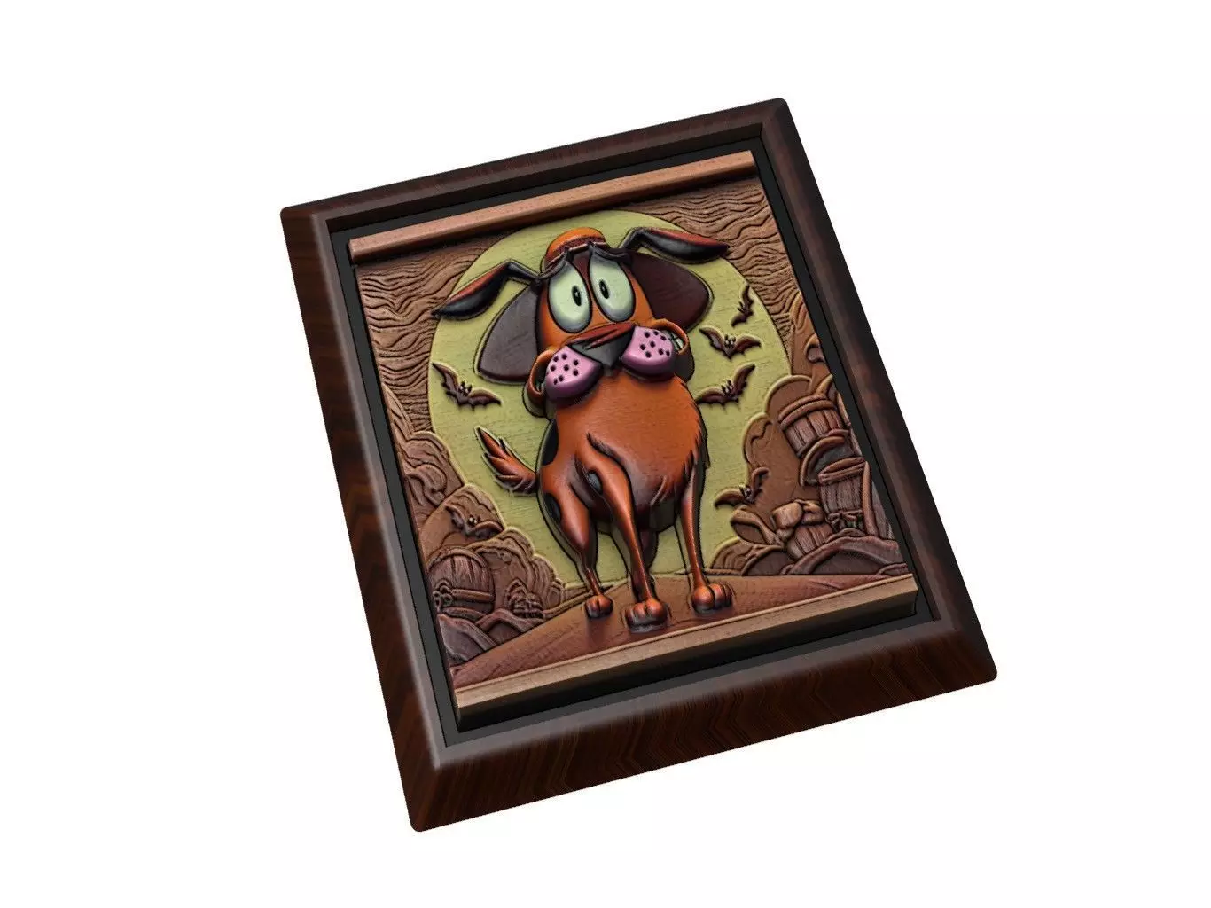 Courage the Cowardly Dog 3D print model