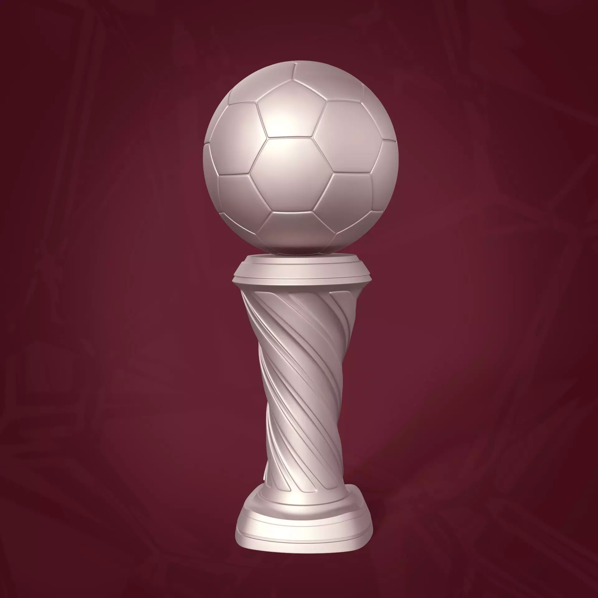 Football - Soccer Trophy - Cup 3D print model