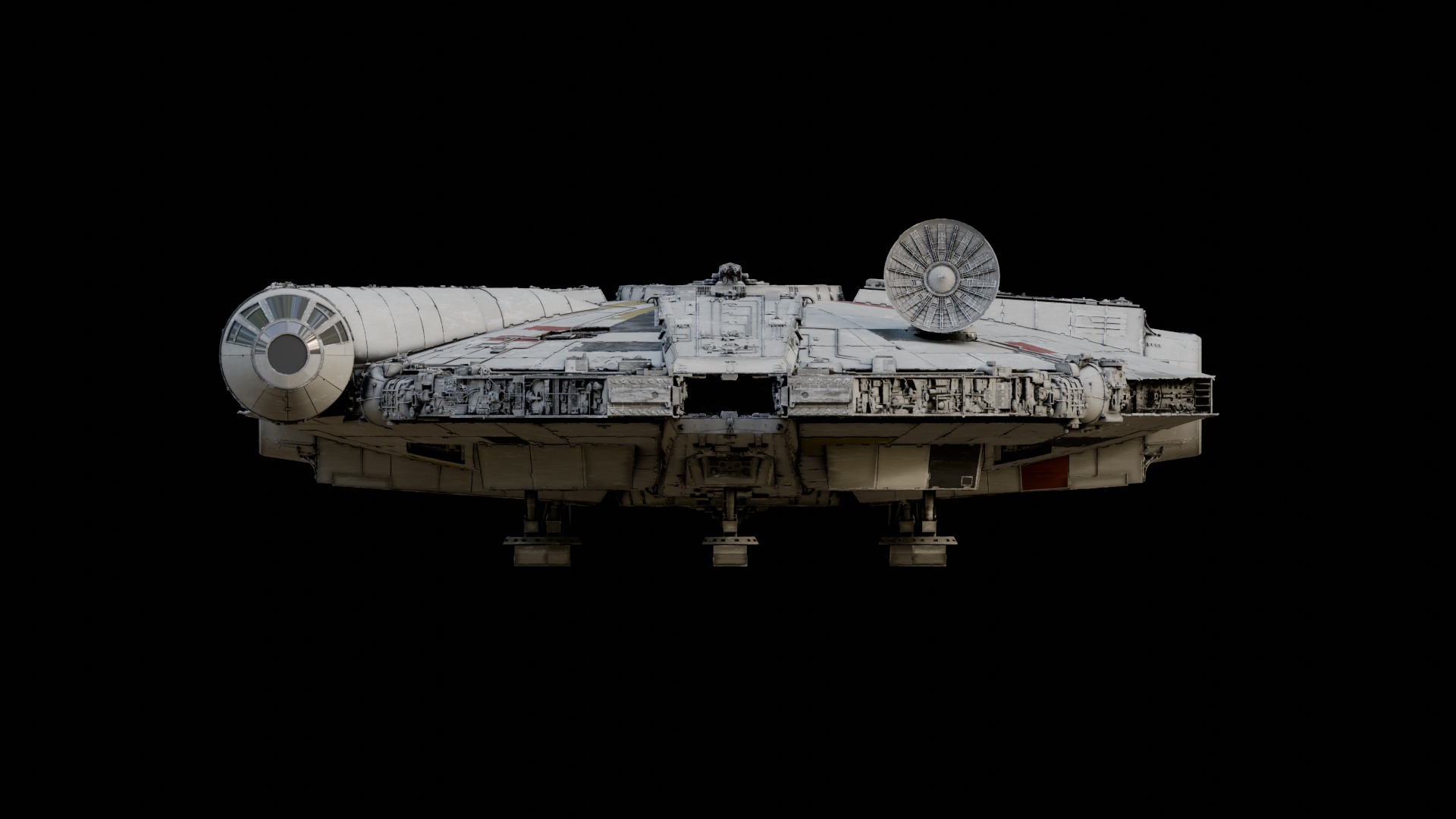 Millenium Falcon 3D model_9