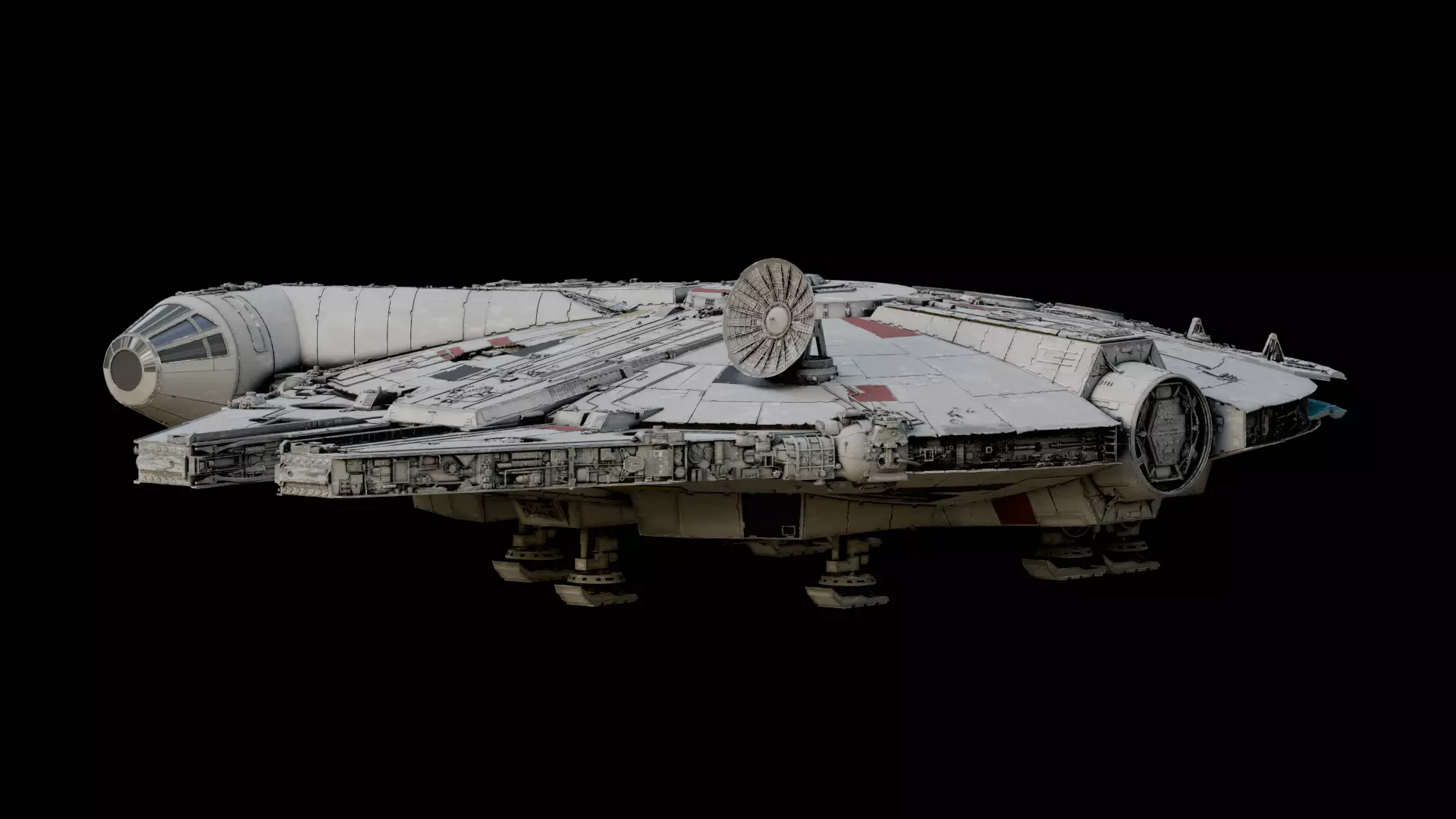 Millenium Falcon 3D model_0