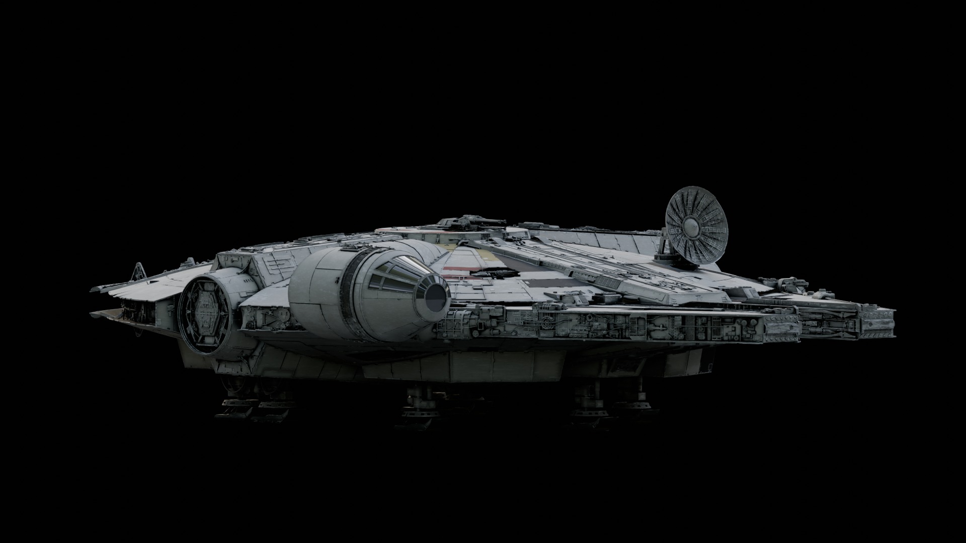 Millenium Falcon 3D model_5