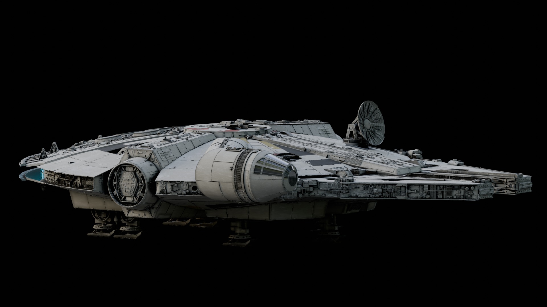 Millenium Falcon 3D model_3