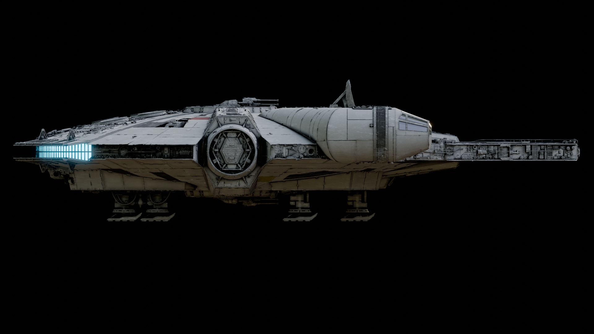 Millenium Falcon 3D model_8
