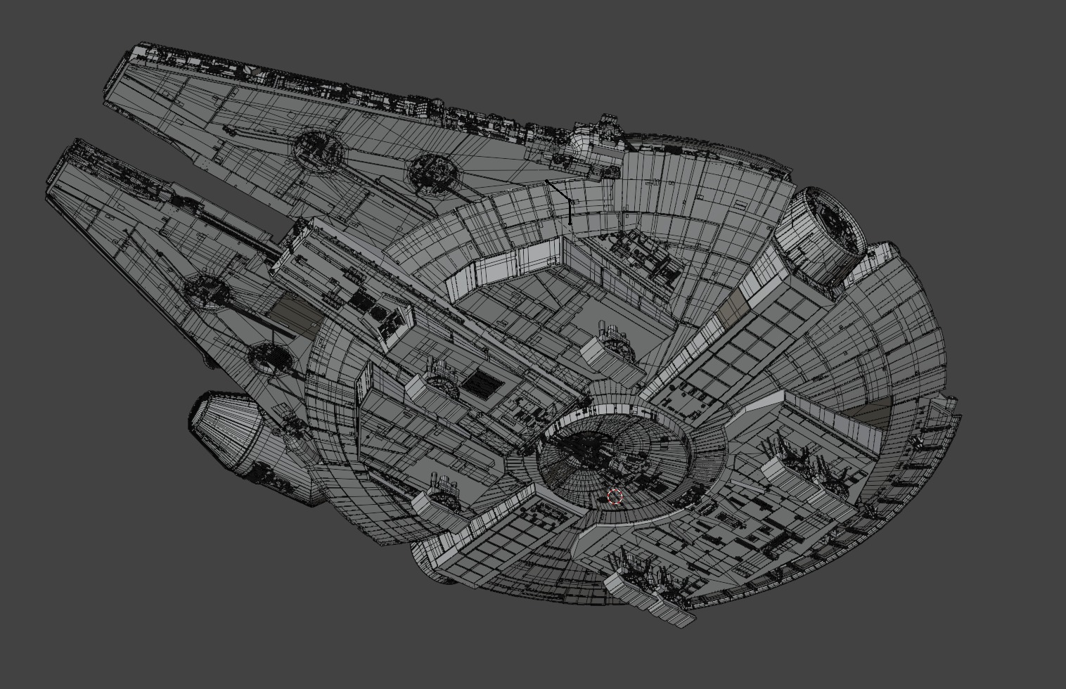Millenium Falcon 3D model_12