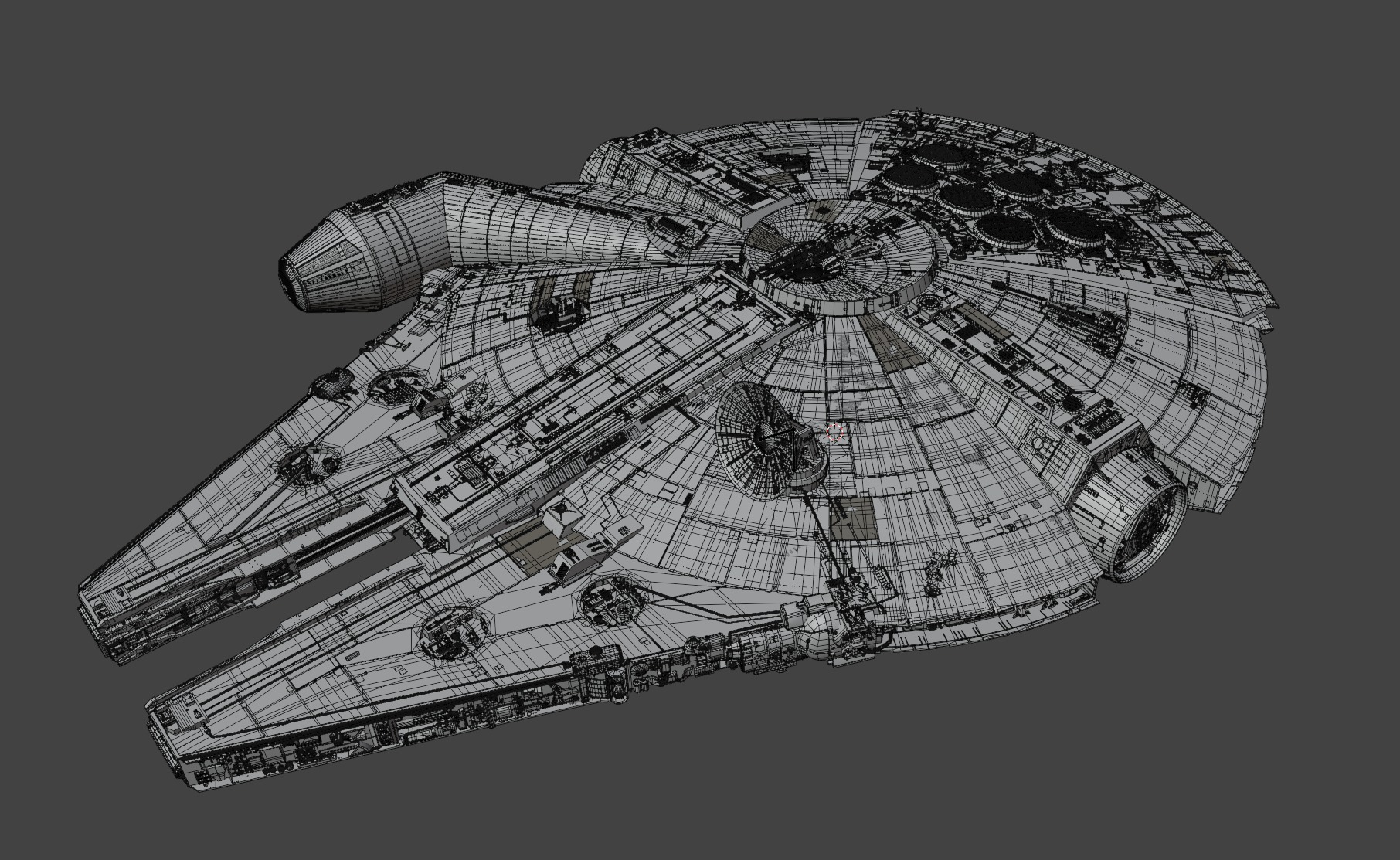 Millenium Falcon 3D model_11