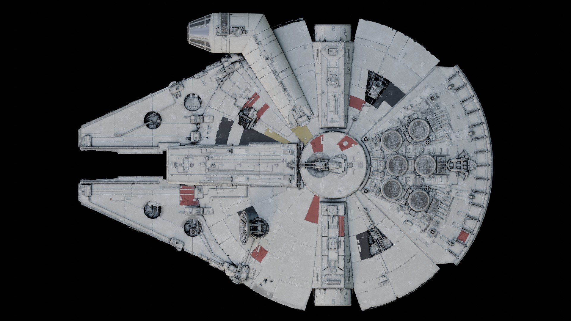 Millenium Falcon 3D model_10