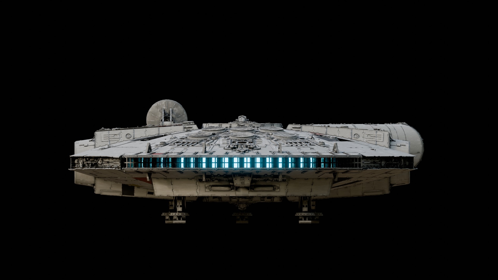 Millenium Falcon 3D model_7