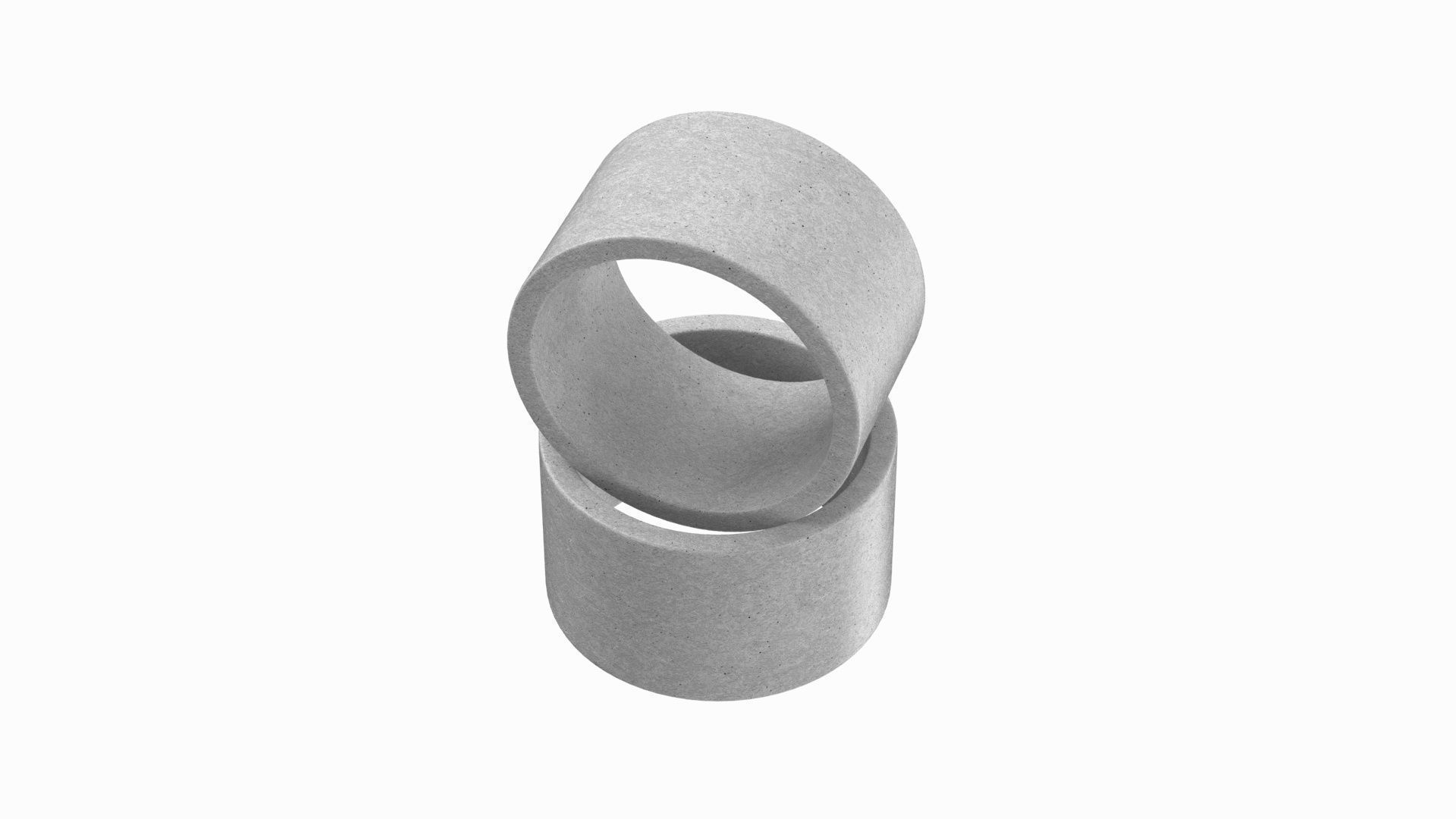 Concrete Rings  3D model_3